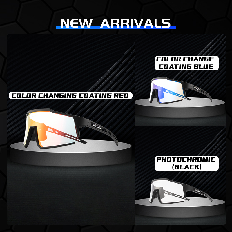 Оптовая цена 12,90 долларов США Модные фотохромные спортивные очки KAPVOE K9022