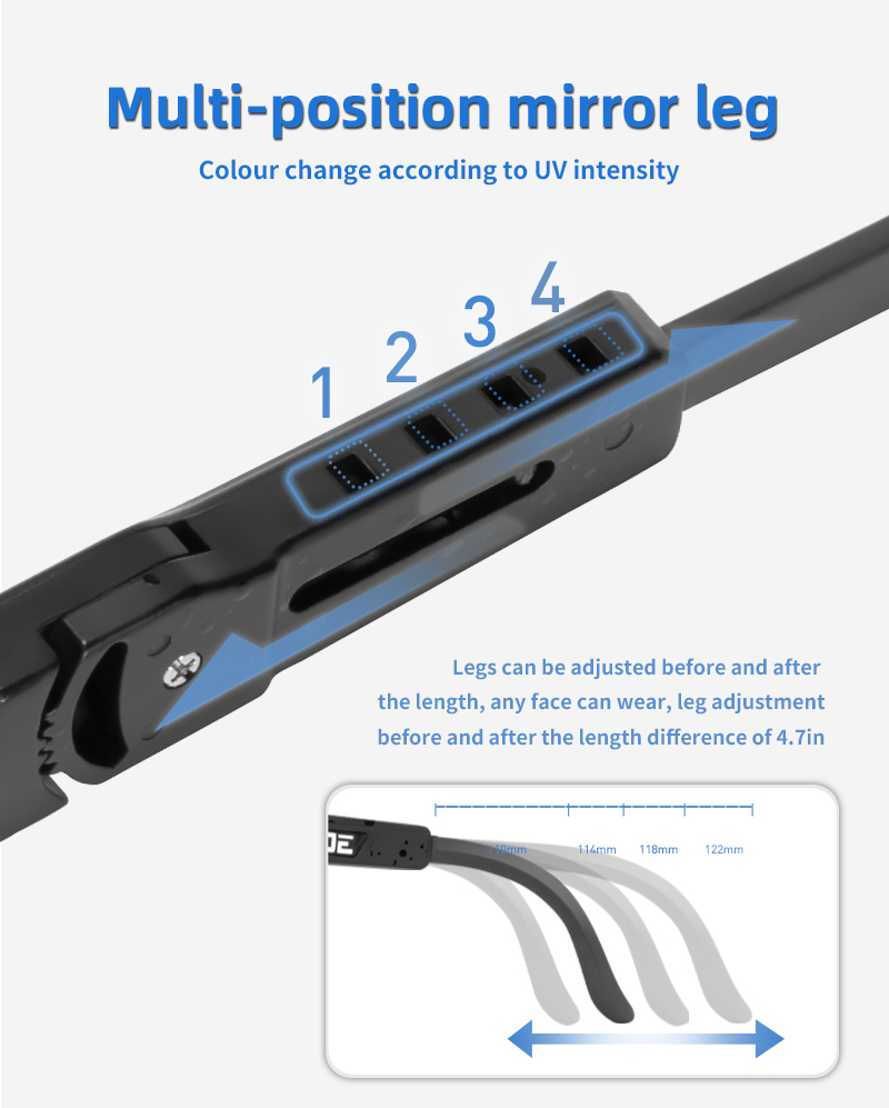 Оптовая цена 13,00 $ США Капвоэ K100-PH-REVO Фотохромные велосипедные очки