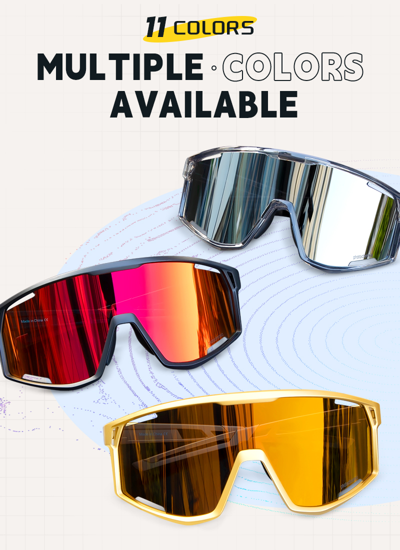 Оптовая цена 13,00 $ США Капвоэ K108-PH-RE Анти-ультрафиолетовые велосипедные очки