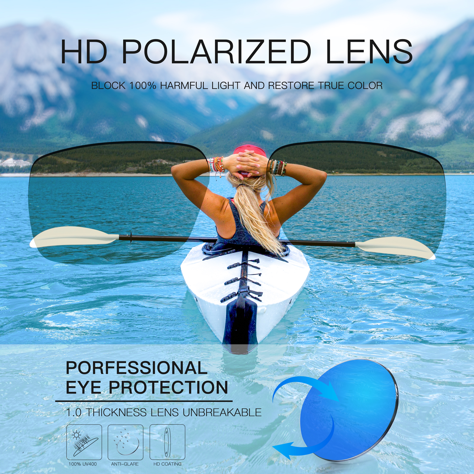 Оптовая цена 5,80 долларов США Спортивные поляризационные очки KAPVOE K2403