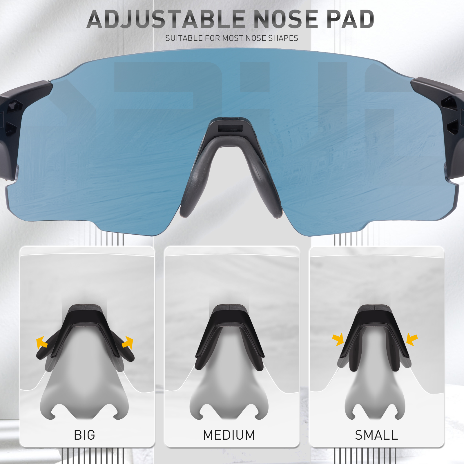 Оптовая цена 8,00 $ США Капвоэ K92-Q Поляризованные спортивные очки для активного отдыха