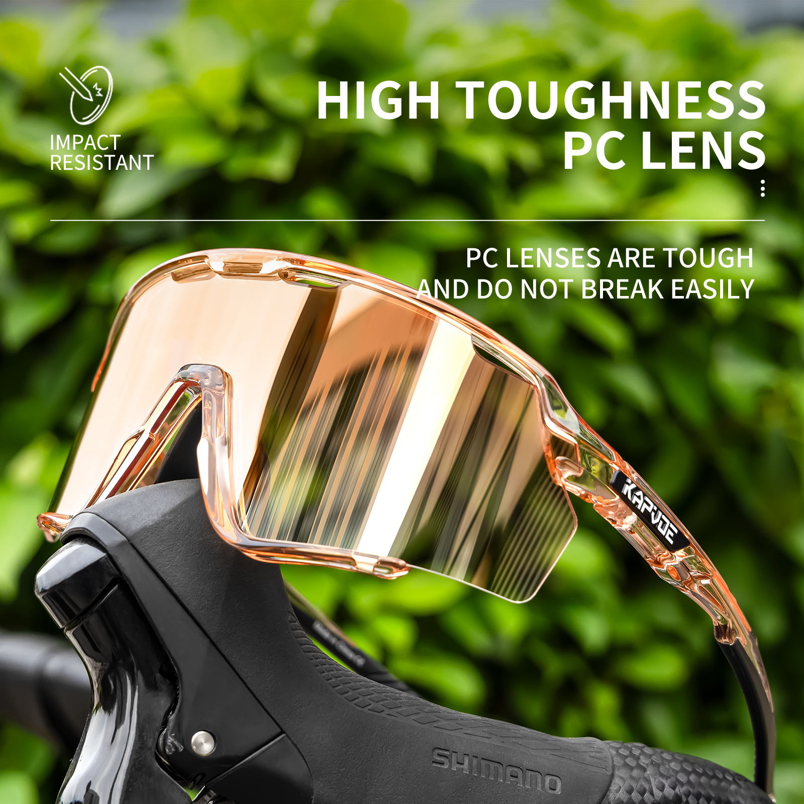 Оптовая цена 9,00 $ США Спортивные очки для велоспорта KAPVOE K170-G UV400