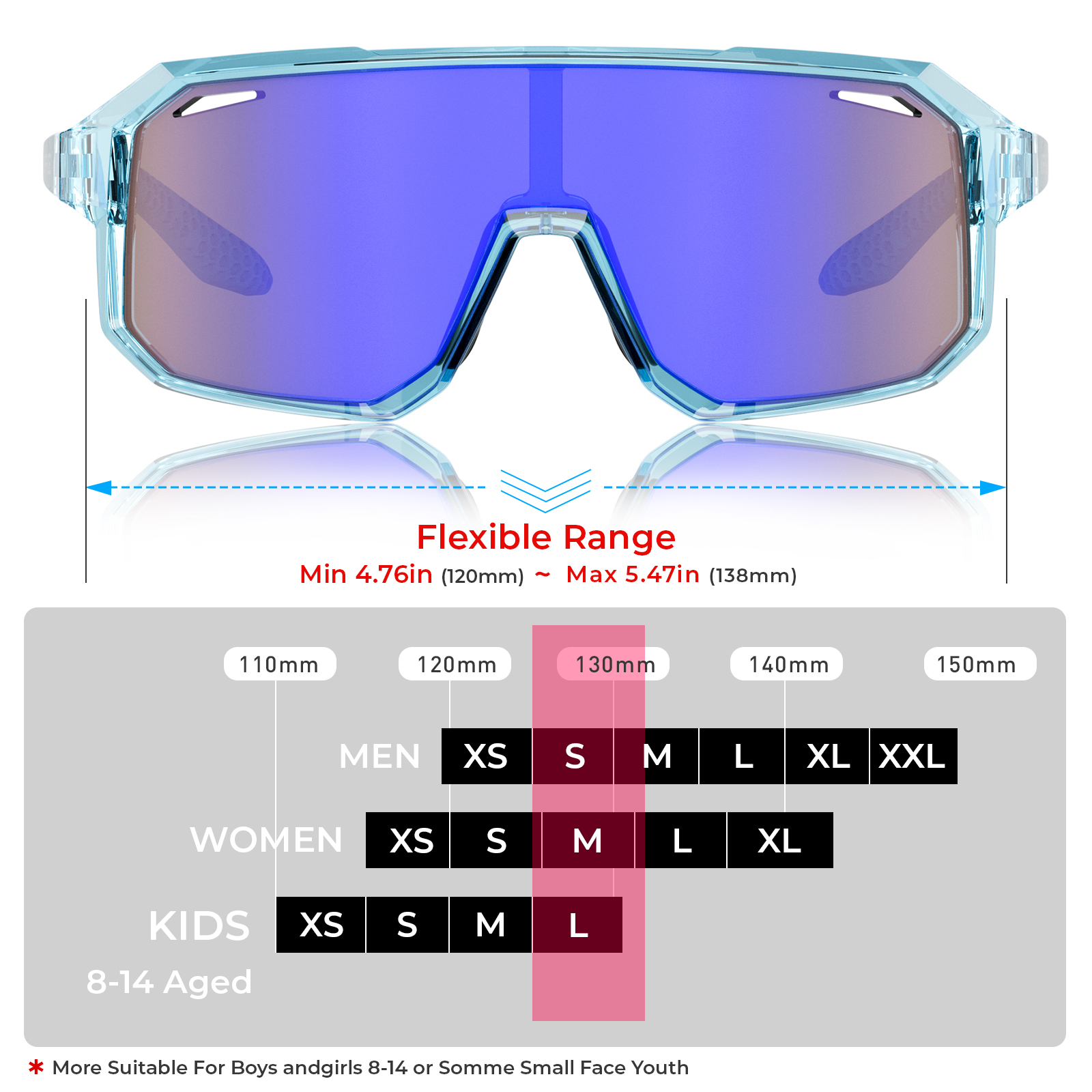 Оптовая цена 9,00 долларов США Детские спортивные очки KAPVOE K9029