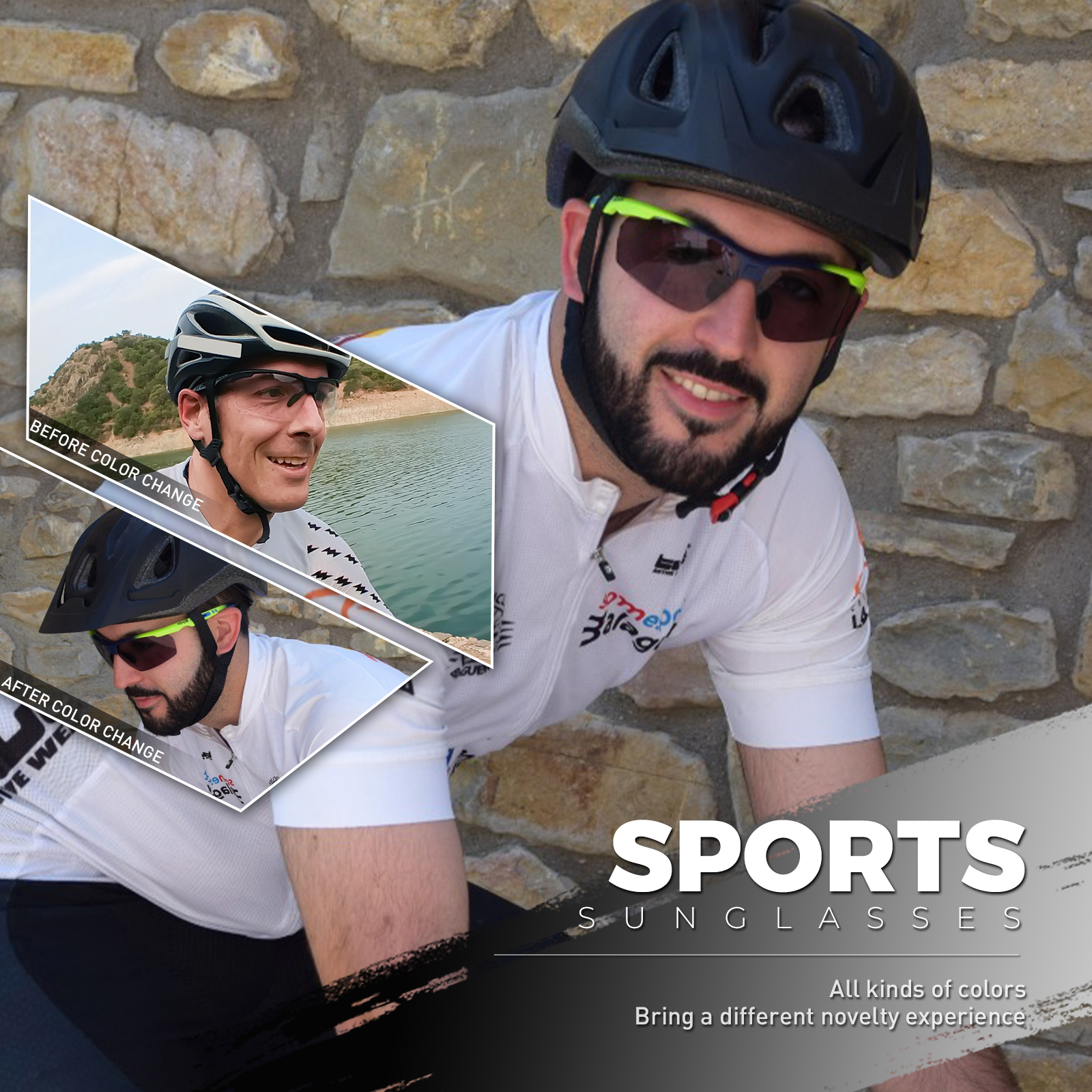 Оптовая цена 9,80 долларов США Kapvoe S86-PH Спортивные солнцезащитные очки