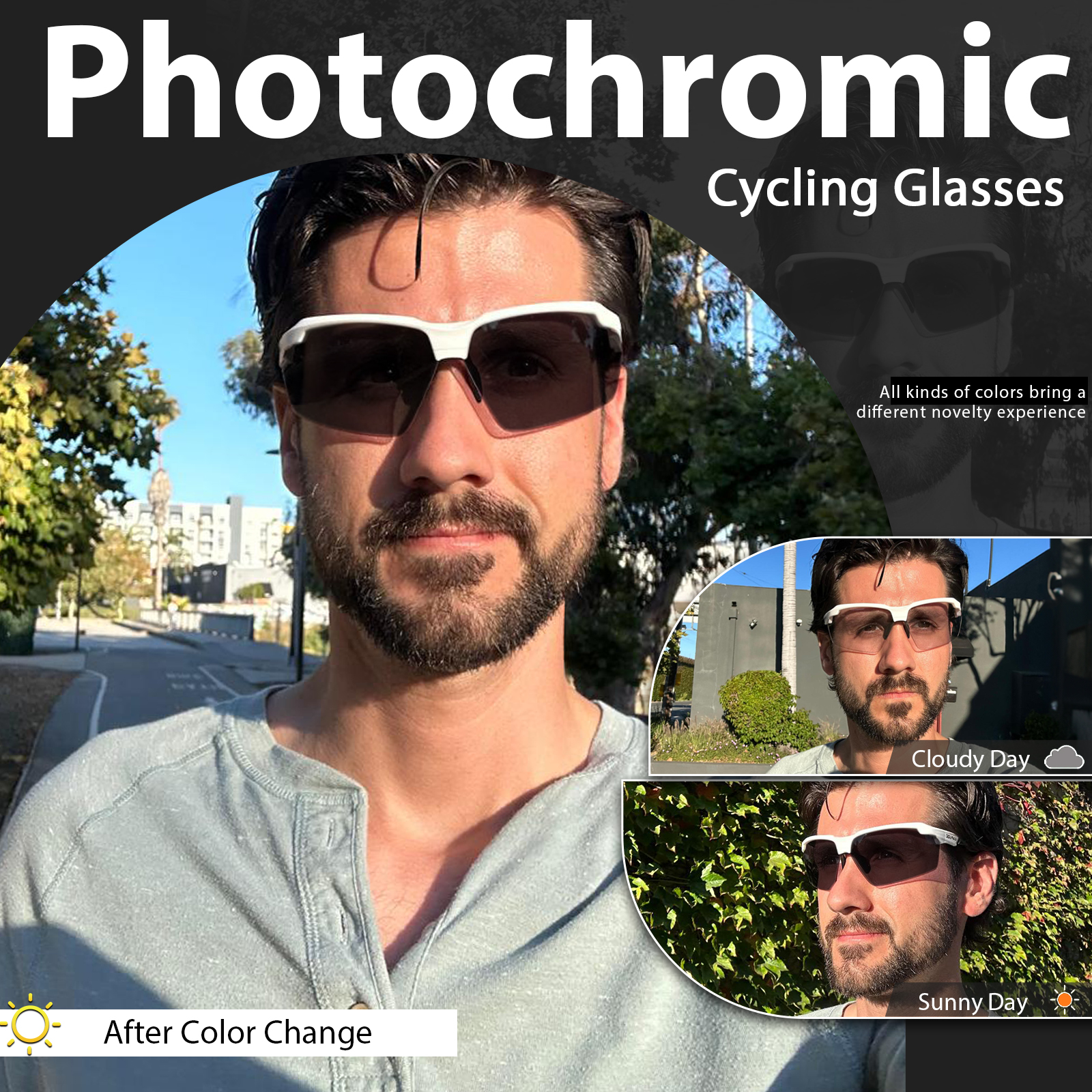 Оптовая цена 9,90 долларов США Kapvoe K87-PH Спортивные солнцезащитные очки